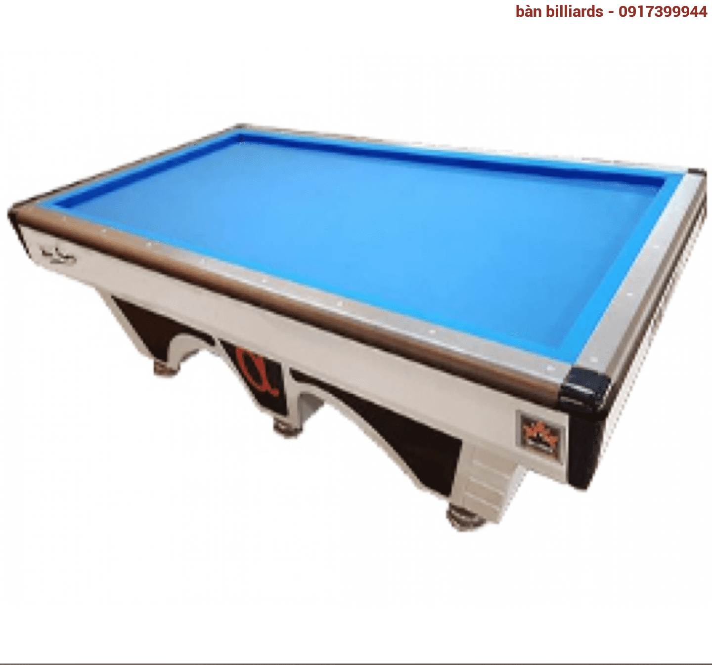 BÀN BIDA HOLLYWOOD ALPHA TRẮNG - BILLIARDS PHĂNG PGSP448