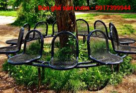 Bàn ghế sân vườn nhôm đúc PGSP 873