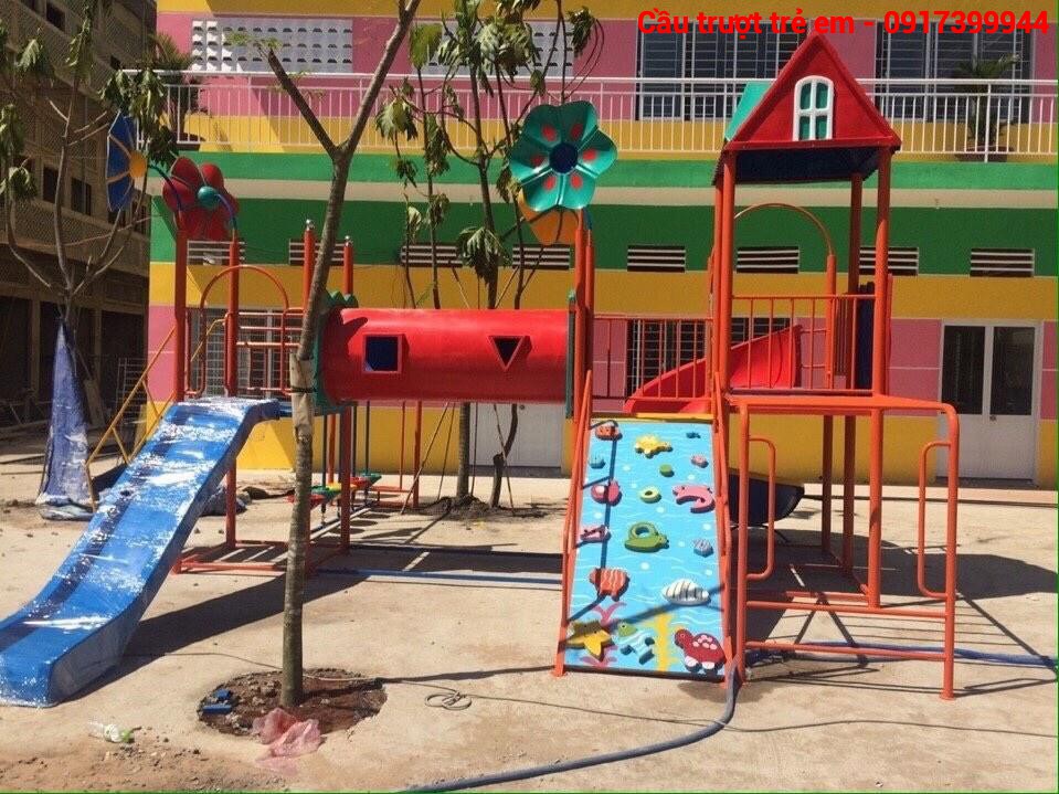 Bộ cầu trượt liên hoàn cho bé- PGSP162