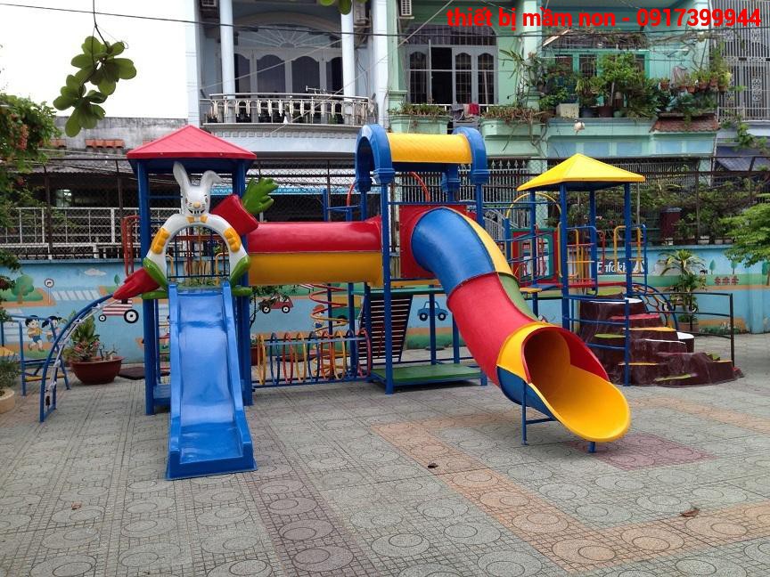 Bộ cầu trượt ống mặt nạ thỏ- PGSP244