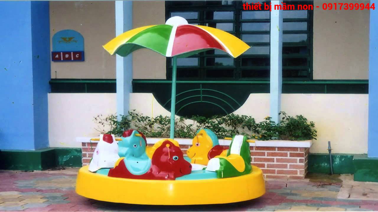 Đu quay mâm 5 con ngựa- PGSP150
