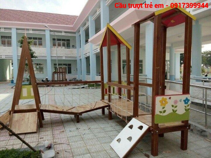 Liên hoàn cầu trượt gỗ- PGSP160