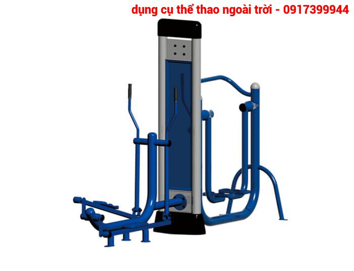 máy tập đi bộ trên không và tập tây chân kết hợp