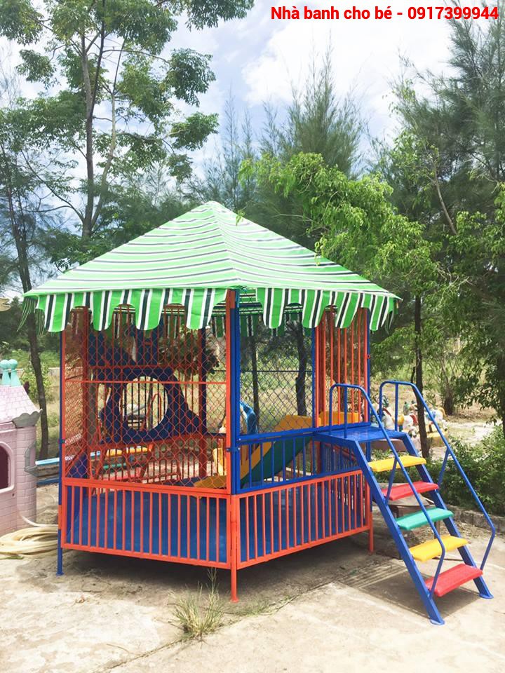 Nhà banh lục giác có mặt nạ thỏ PGSP285