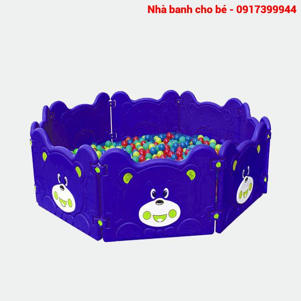 Nhà Banh Trẻ Em Mini Lắp Ghép Hình Gấu Trúc PGSP283